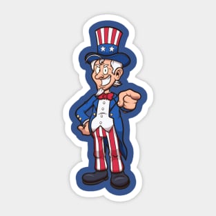 Uncle Sam Wants You Sticker